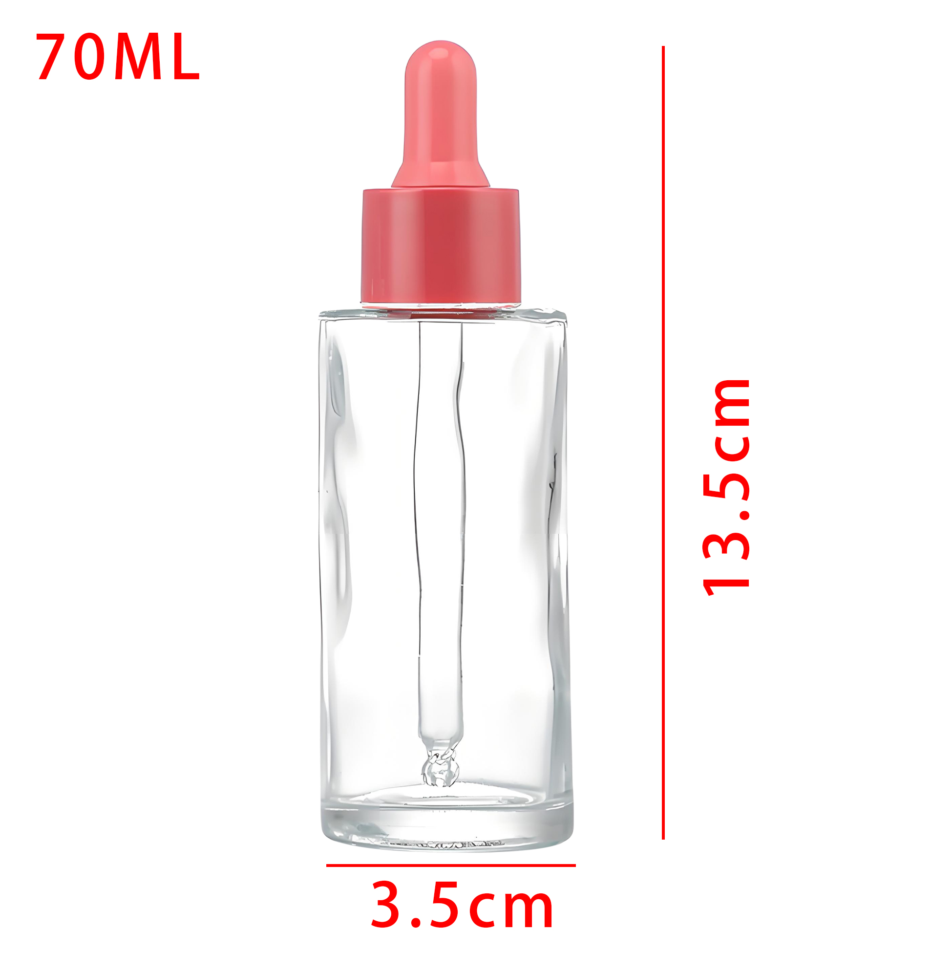 Clear Glass Dropper Bottle 