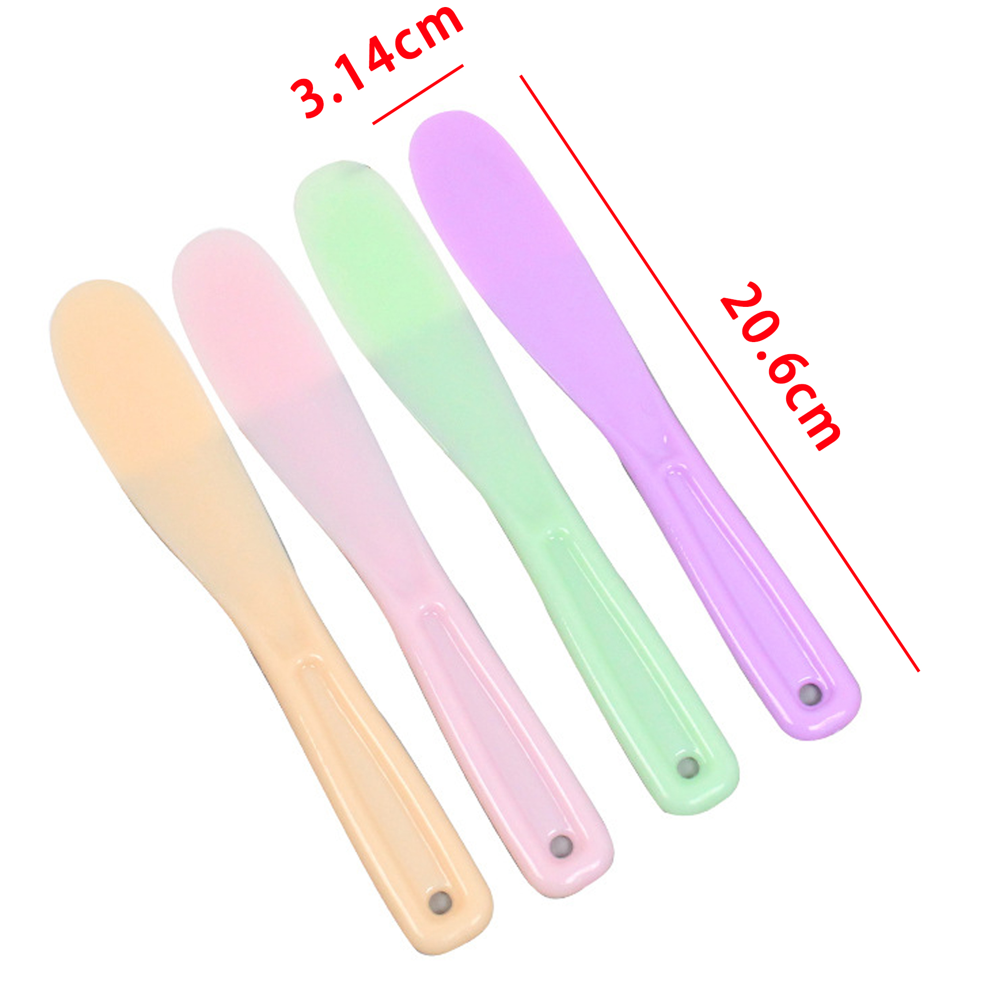PP Makeup Mixing Spoon Scraper Spatula