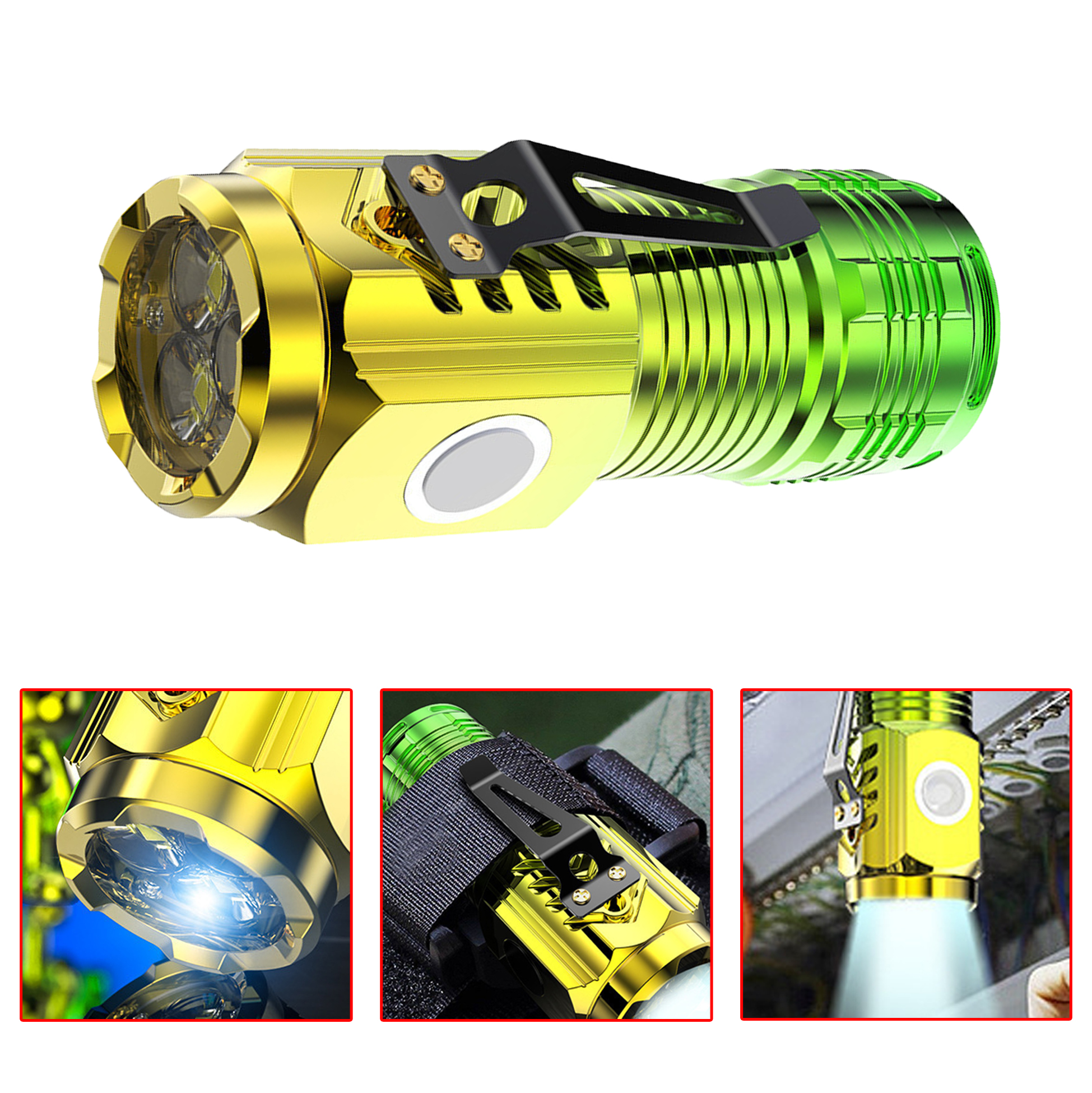 Mini Rechargeable LED Flashlight