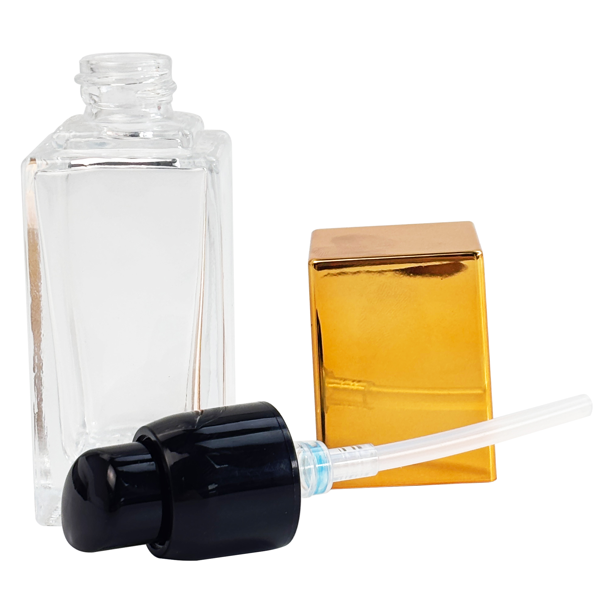 Clear Glass Perfume Spray Bottle 