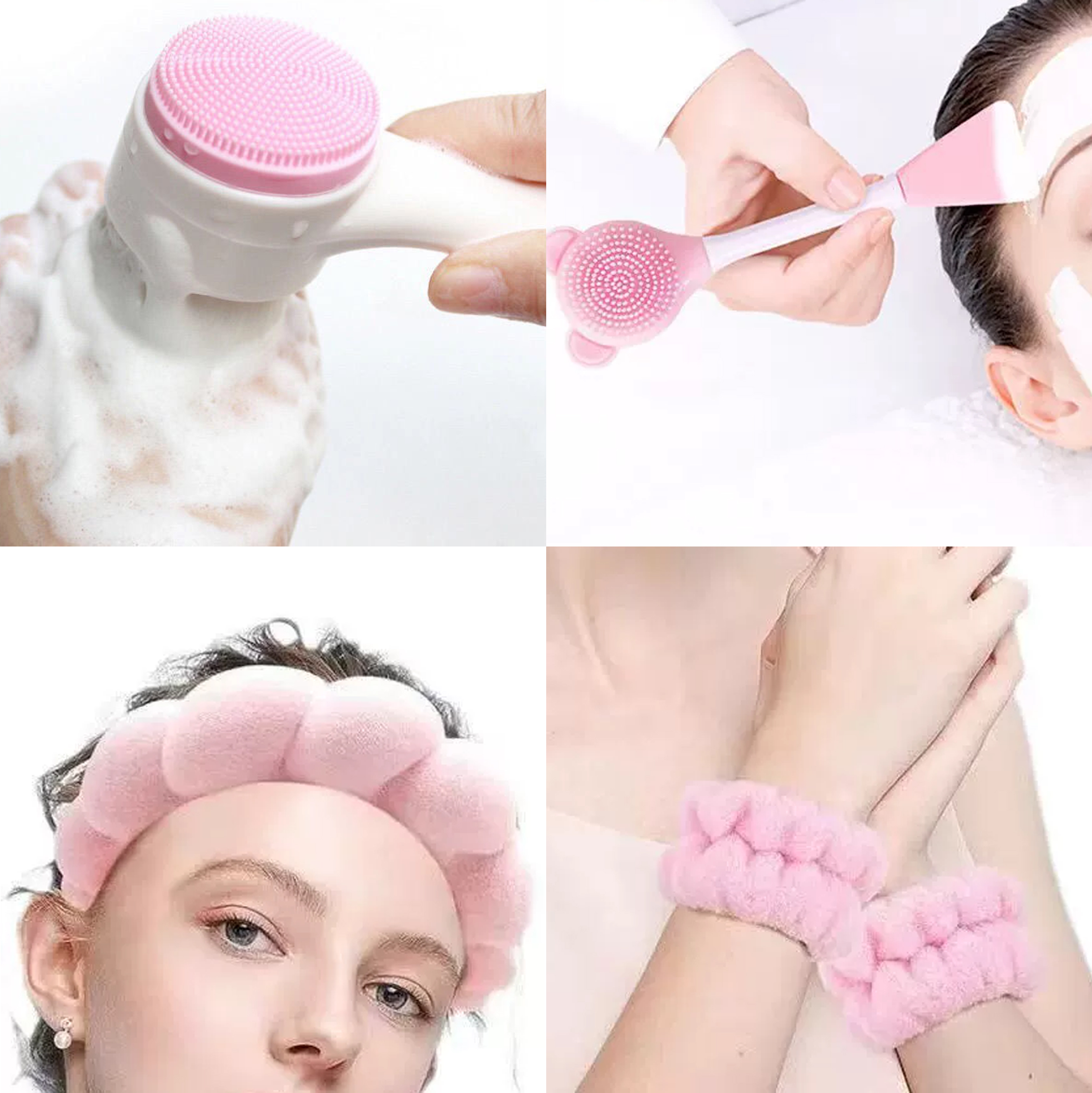 7pcs Facial Cleansing Tool Set Beauty Accessories