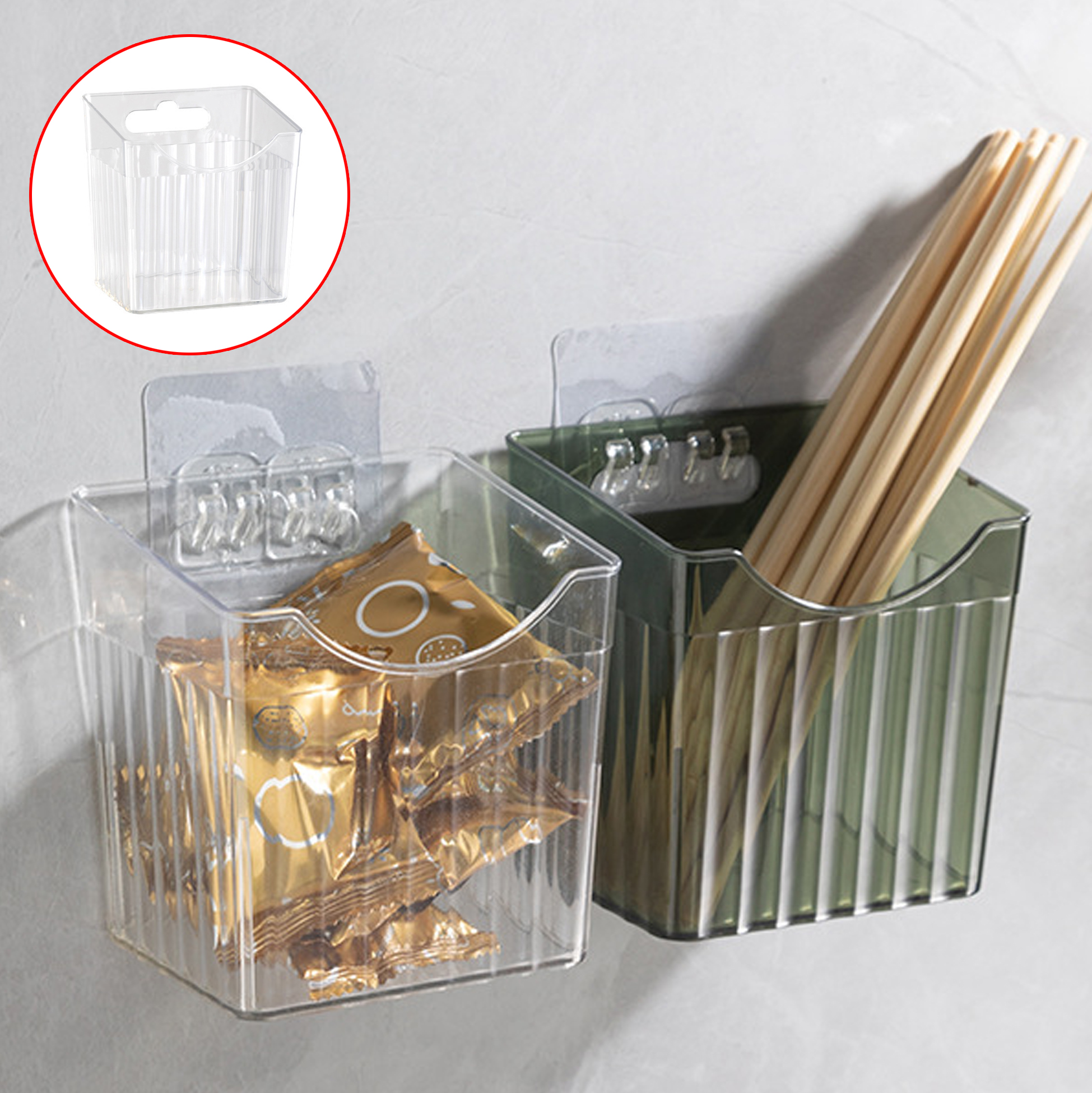 Wall - Mounted Plastic Storage Bin