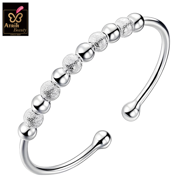 Silver Tone Cuff Bracelet 
