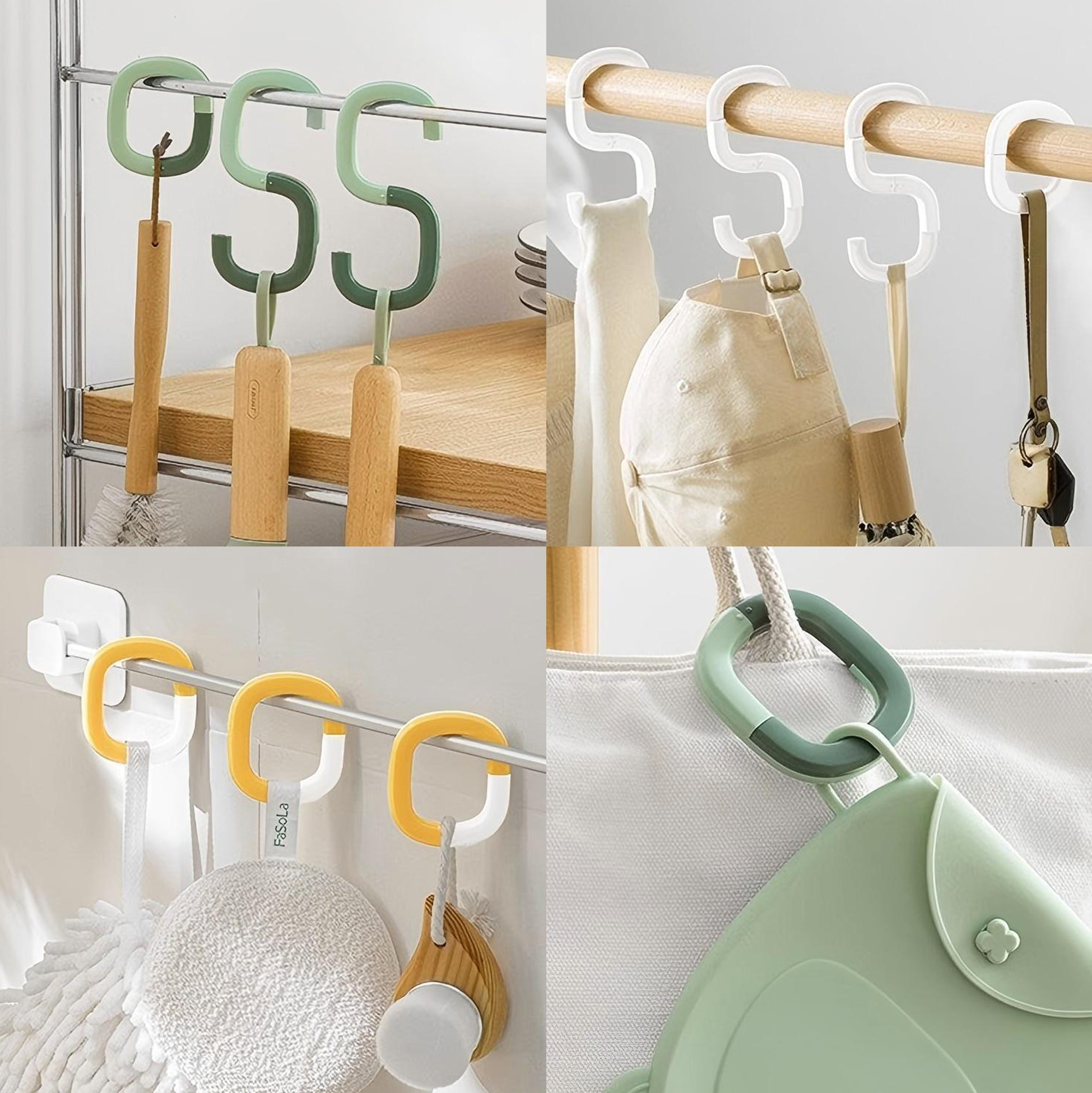 Set of 2 Multifunctional S - Hooks