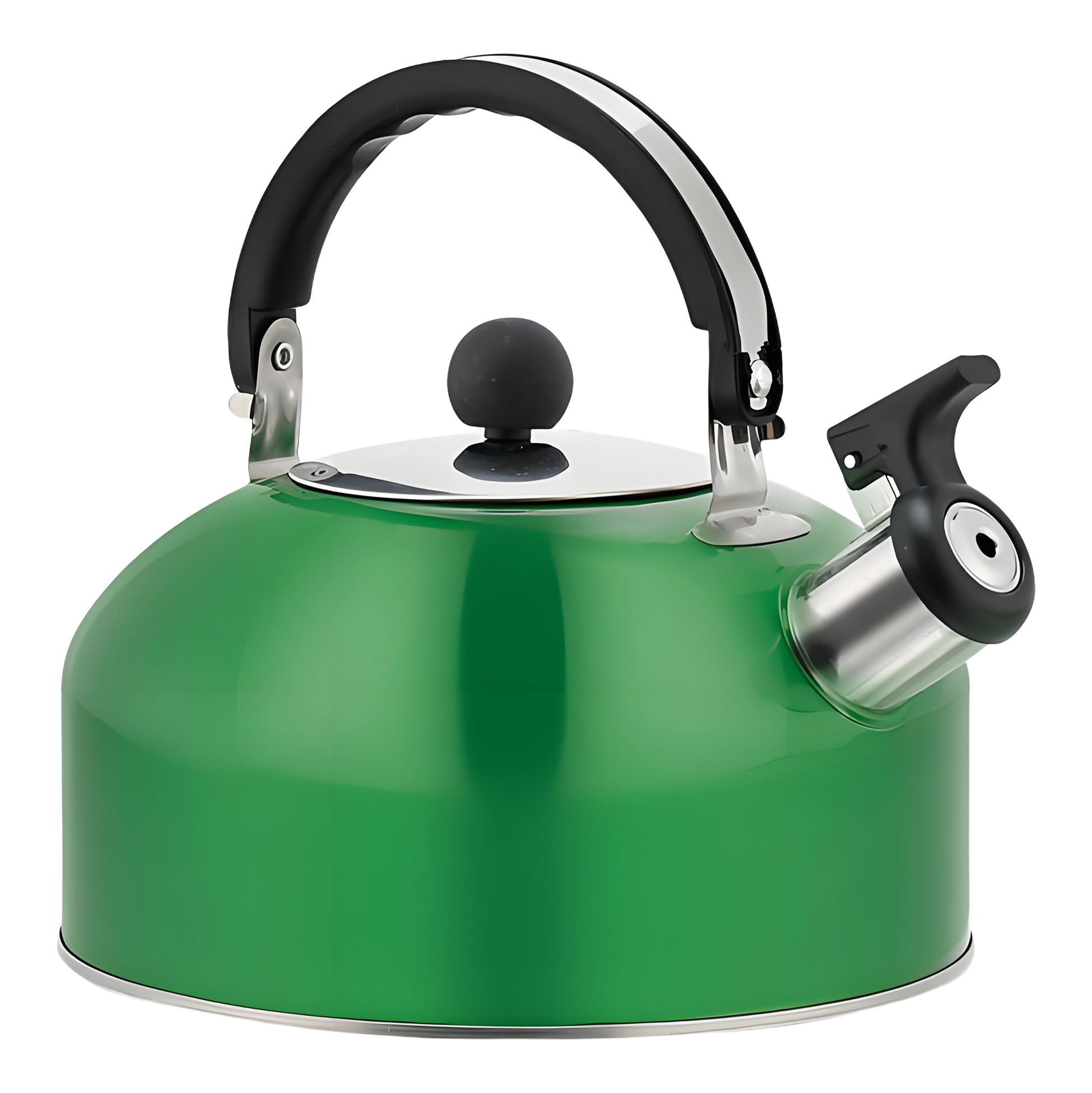 2L Green Stainless Steel Whistling Kettle