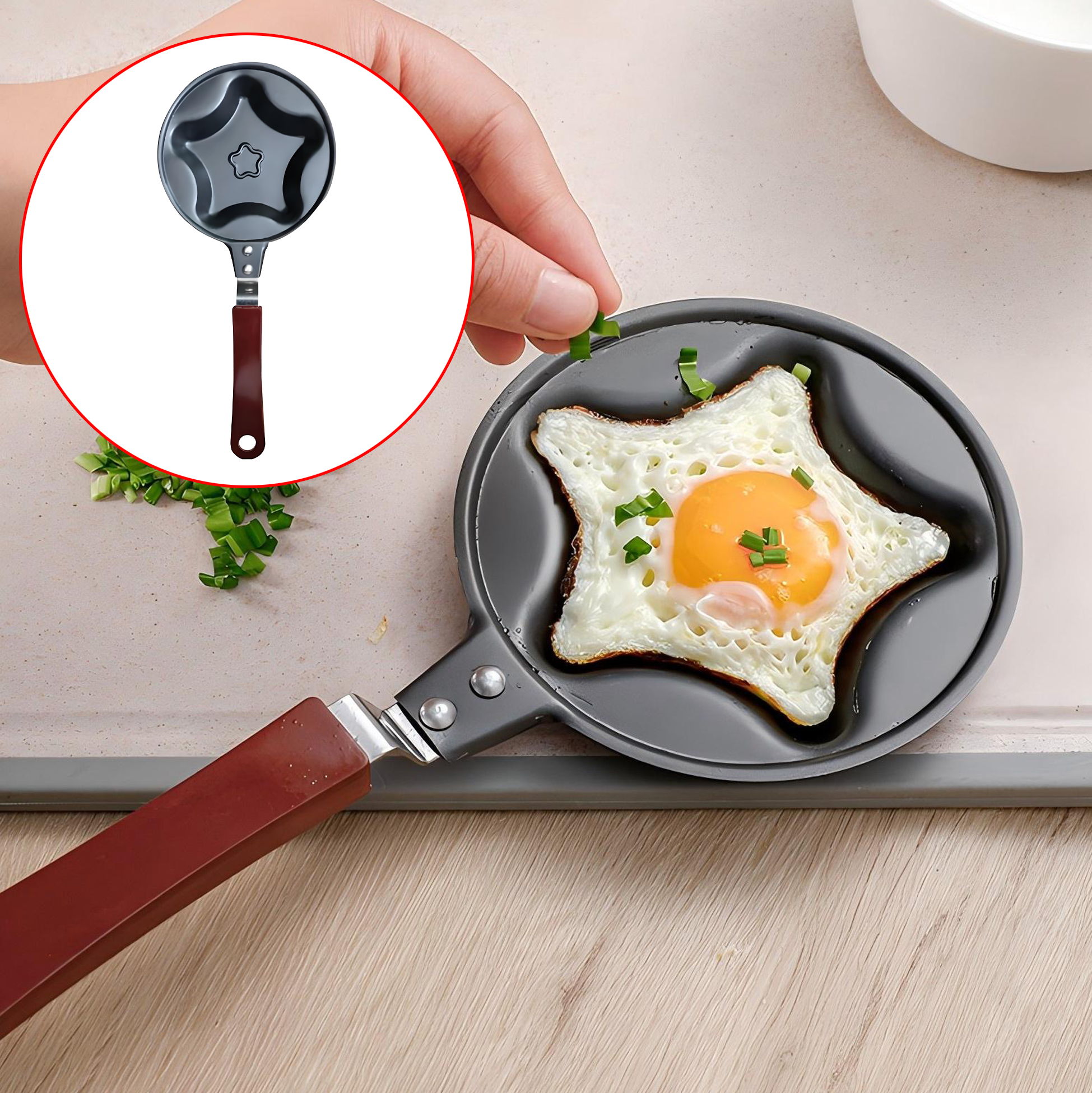 Star Shaped Egg Frying Pan