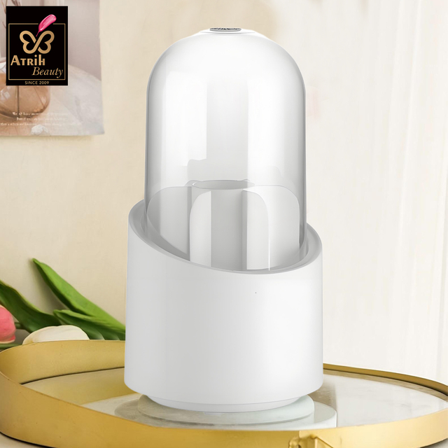 Rotating Makeup Brush Organizer