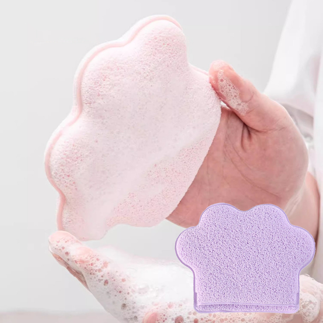 Cat Paw Shaped Facial Cleansing Sponge