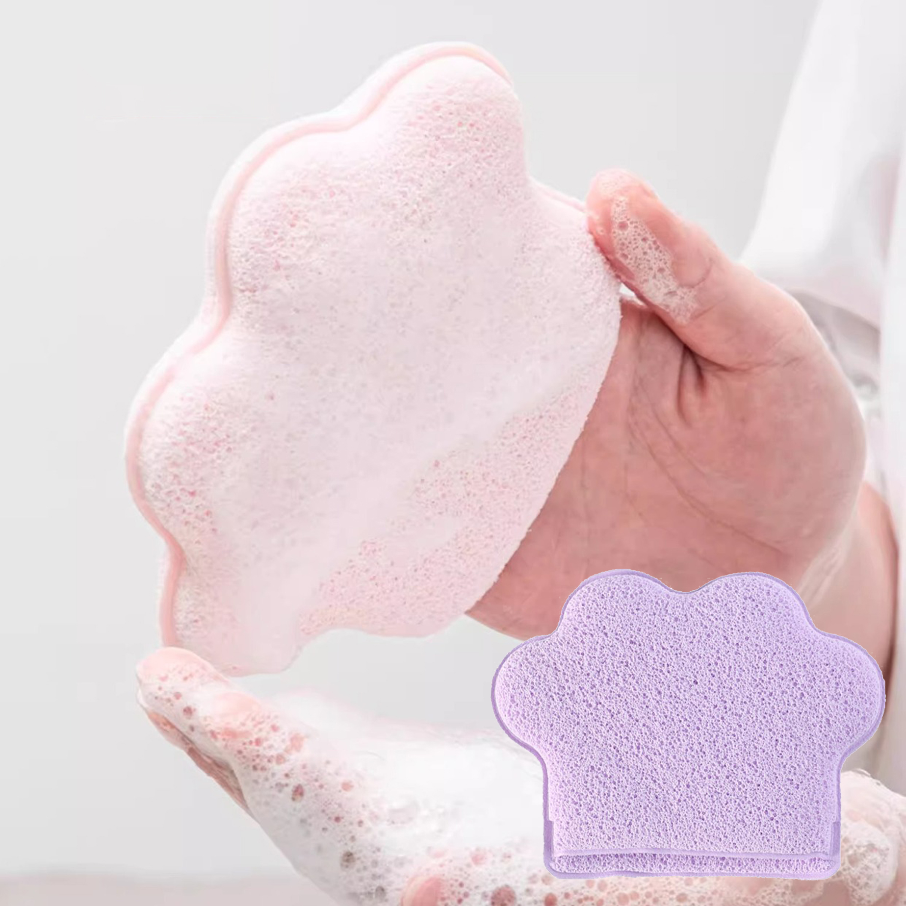 Cat Paw Shaped Facial Cleansing Sponge