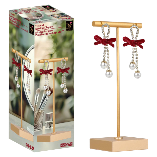 T Stand Earring Display