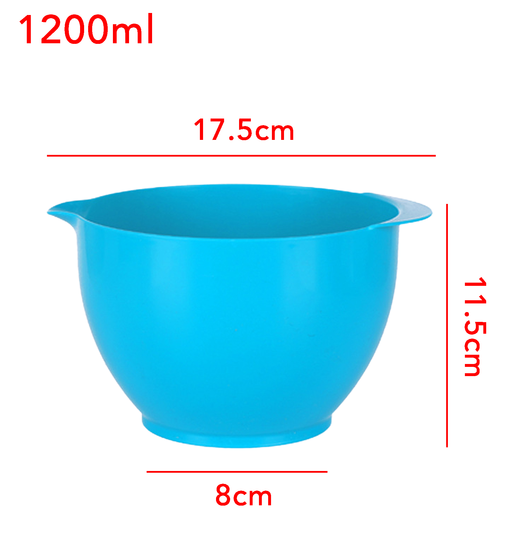 Multi-Use Plastic Mixing Bowl