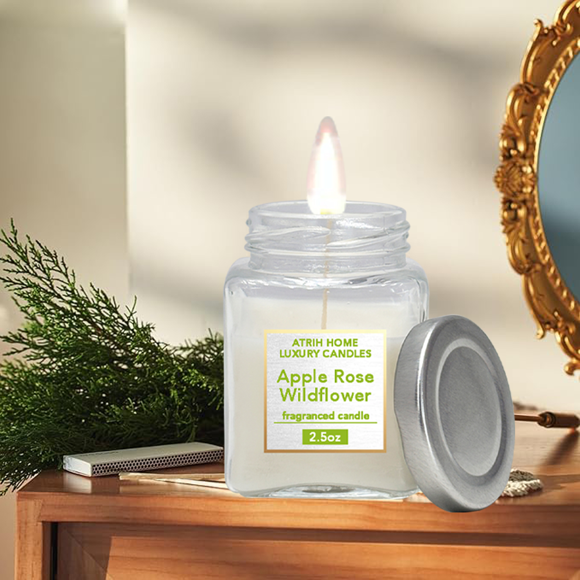 Aromatherapy Scented Candle Jar Set