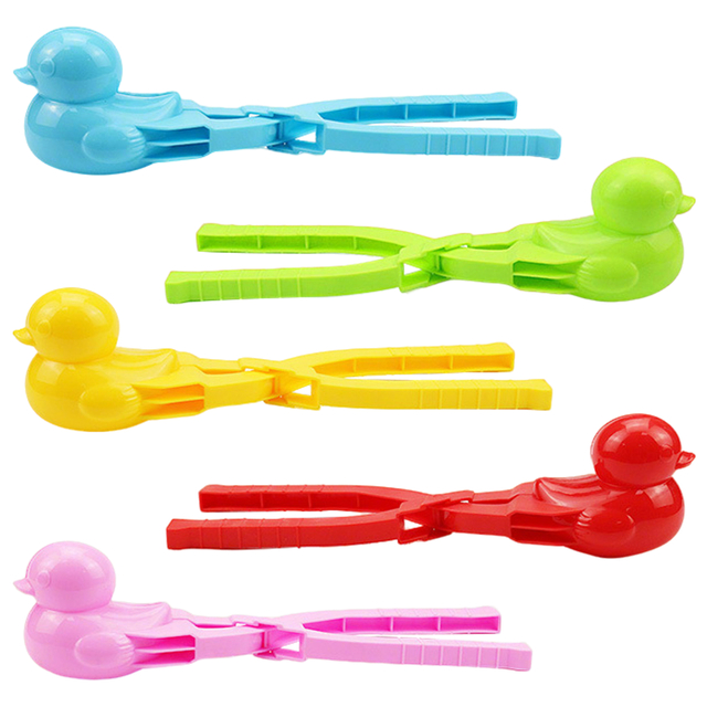 Duck-Shaped Snowball Maker Clips