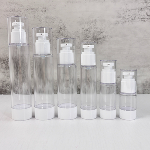Transparent Airless Lotion Bottle