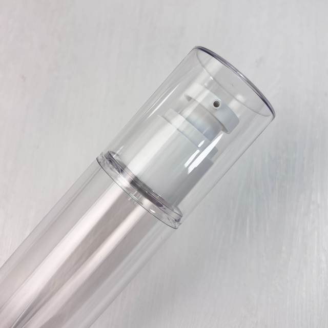 Transparent Airless Lotion Bottle