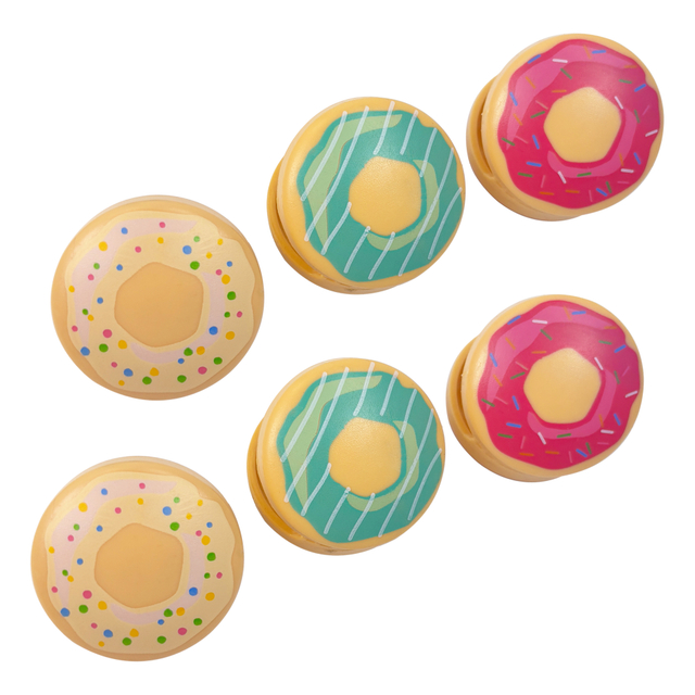 Donut-Shaped Plastic Clip Set of 6