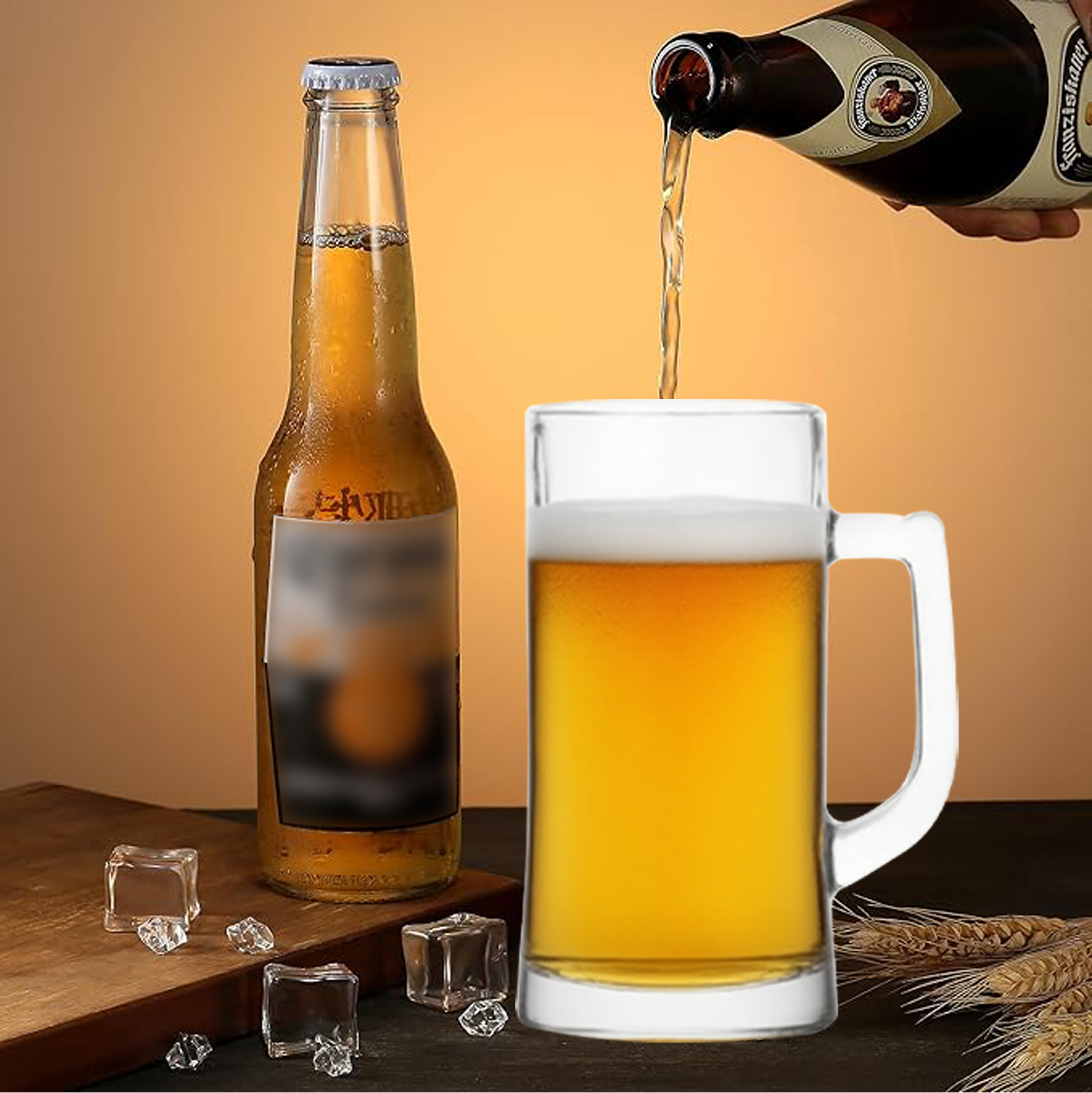 6-Piece Tall Beer Mug Set