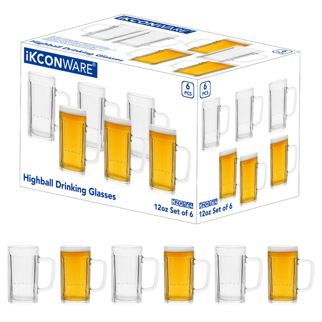 6-Piece Classic Beer Mug Set