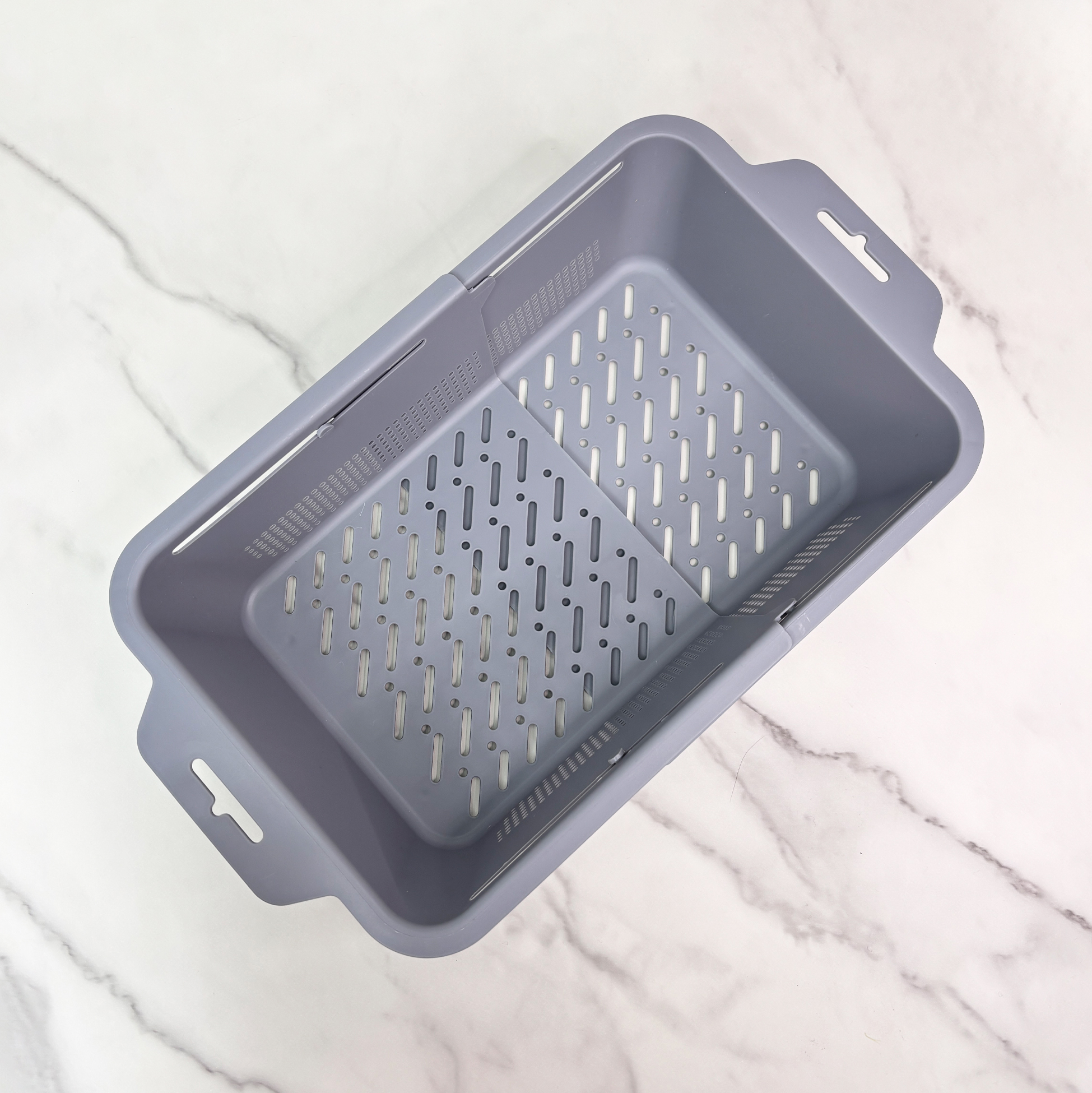 Gray Plastic Kitchen Colander