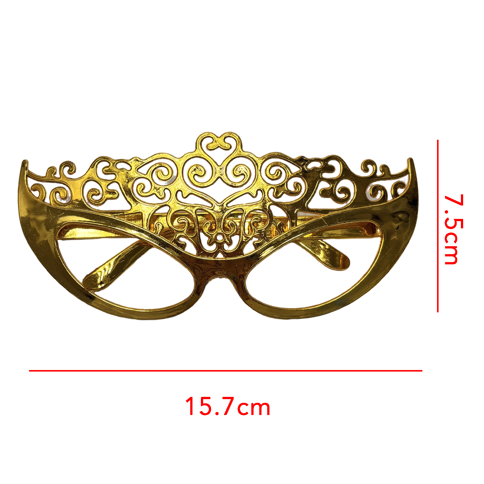 Ornate Filigree Party Mask Glasses