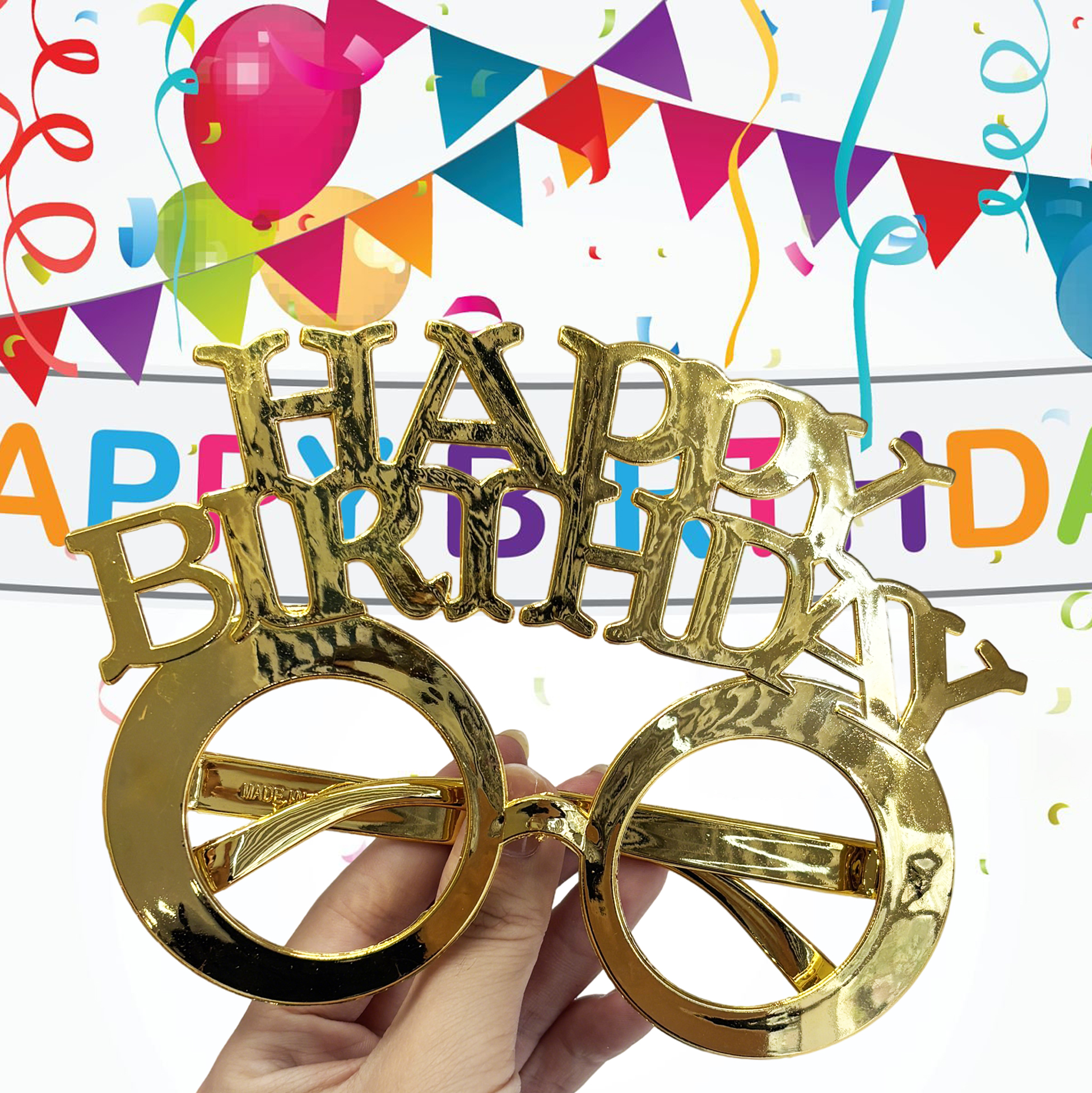"Happy Birthday" Party Glasses Set