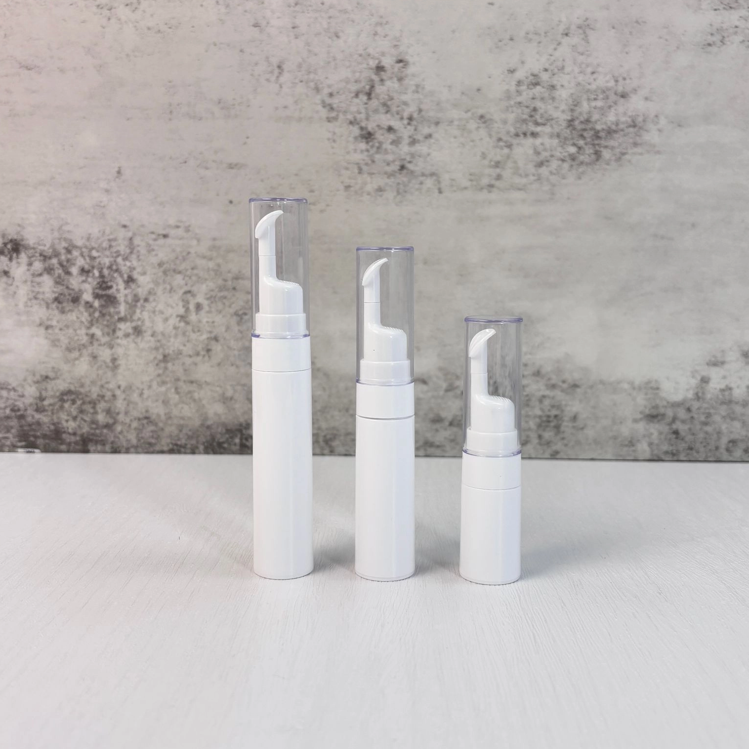 White Eye Cream Massage Bottles