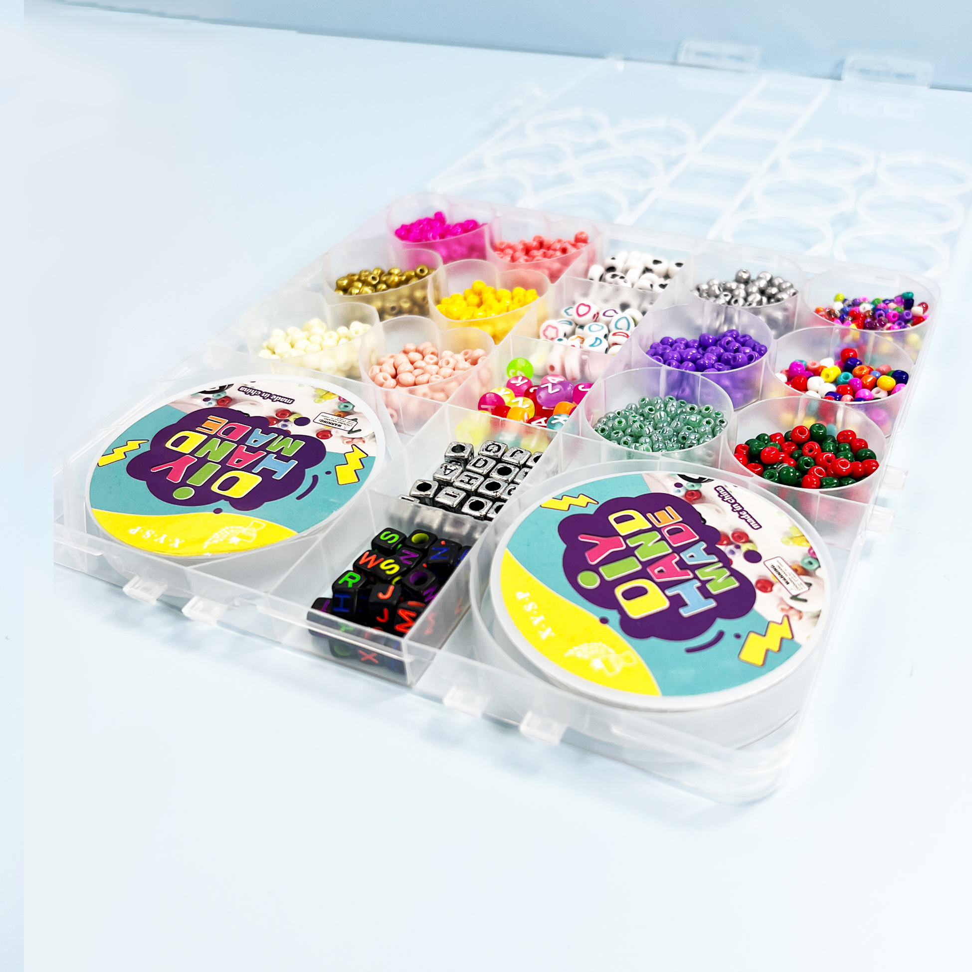 Multi-compartment DIY Bracelet & Necklace Making Kit