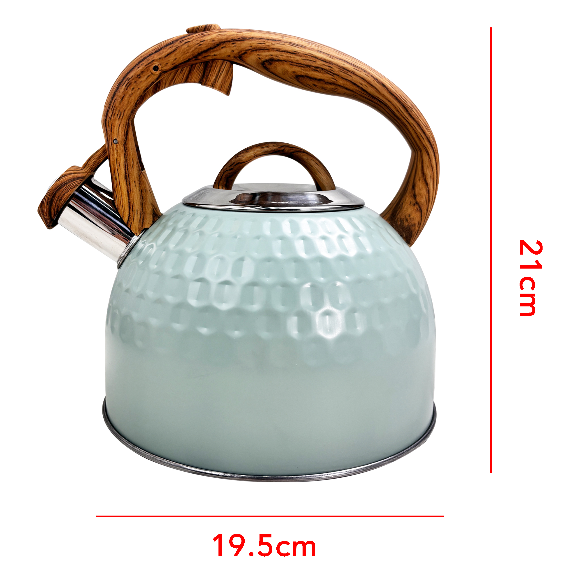 2.5L Mint Green Stainless Steel Kettle