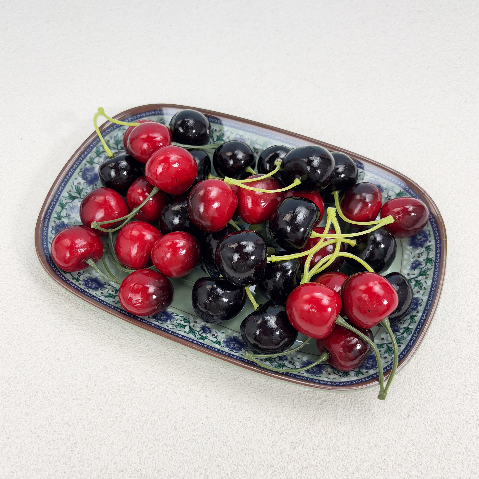 Floral-patterned Melamine Serving Platter