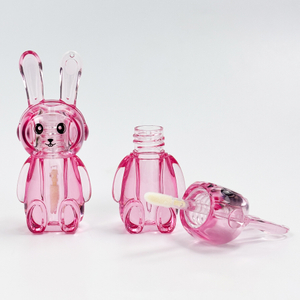 Bunny-shaped Lip Gloss Container Novelty Rabbit Lip Gloss Tube