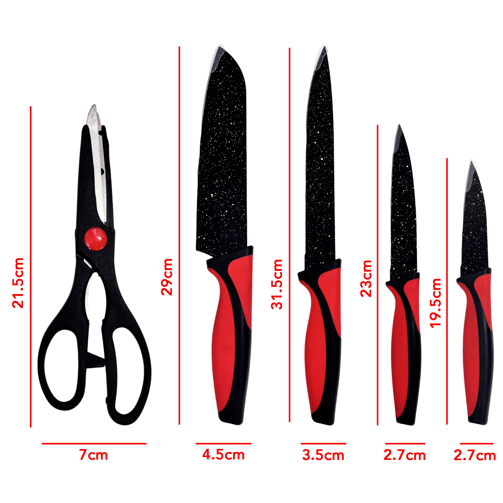 5-piece Kitchen Knife Set