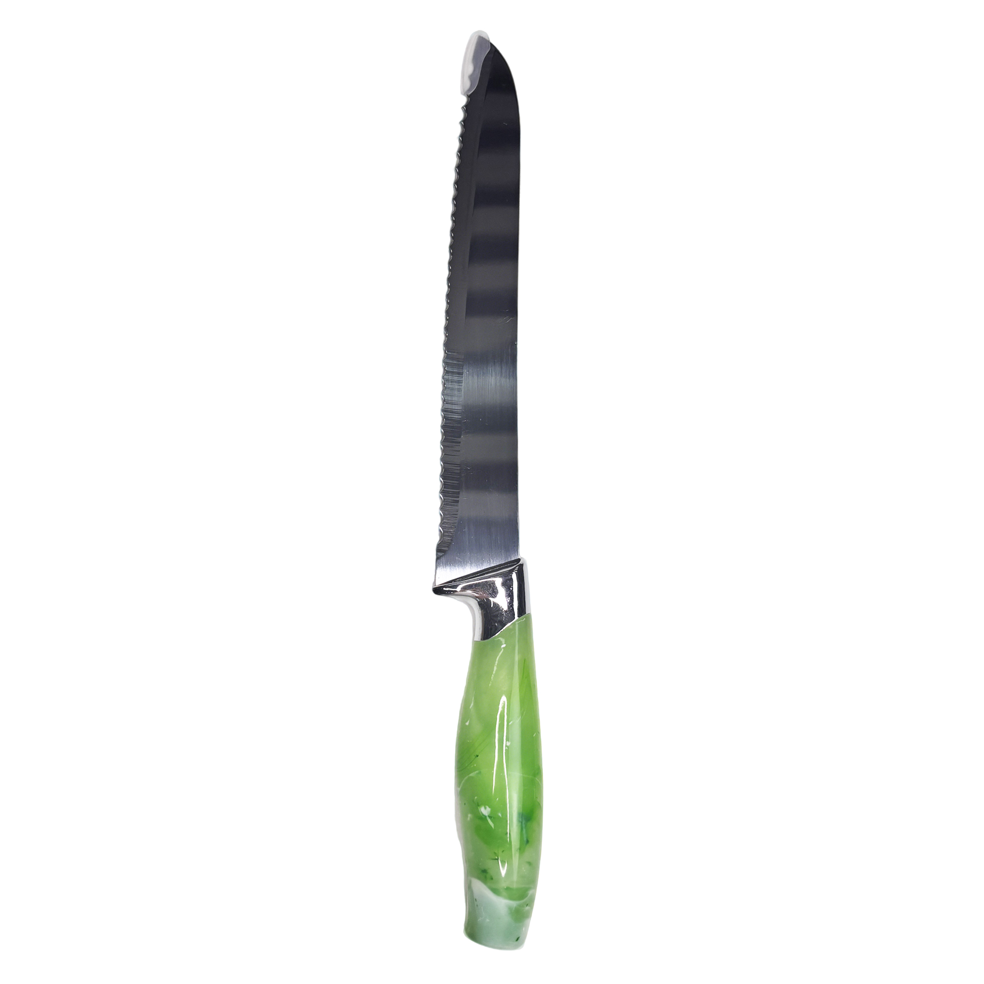 5-pcs Green-handled Kitchen Knife Set