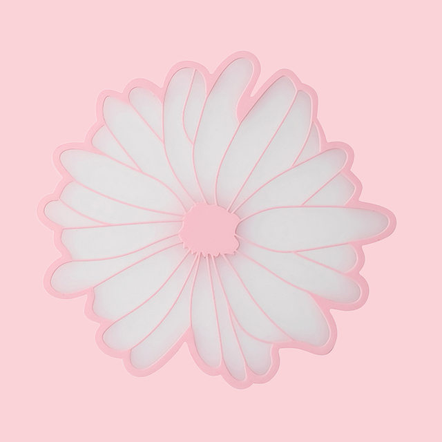 Set of 3 Flower Shape Coasters Insulation Placemat Anti-Slip Cup Mat for Drinks Mugs