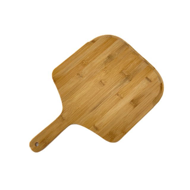 Wholesale Pizza Tray Bamboo Pizza Board Dinner Baked Cheese Cutting Board with Handles