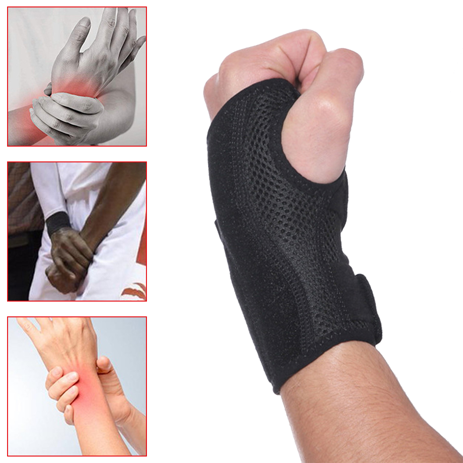 Fitness Wrist Brace Protective Adjustable Sports Wrist Brace Wrist Support For Carpal Hand Wrist Brace