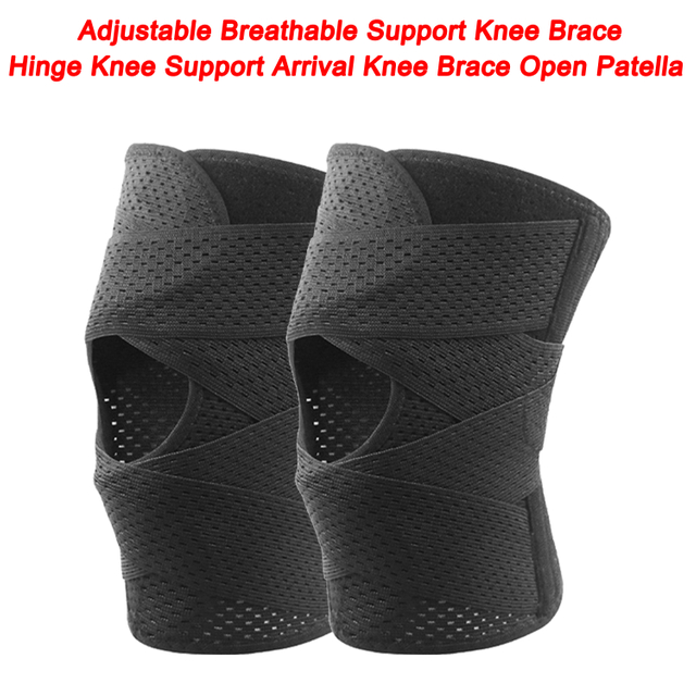 Adjustable Breathable Support Knee Brace Hinge Knee Support Arrival Knee Brace Open Patella