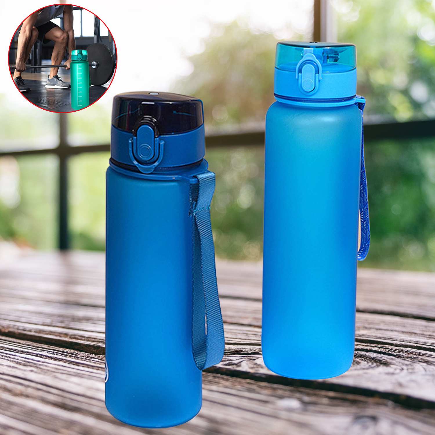 Portable Sports Water Bottle 32oz Motivational Water Bottle with Time Marker Leakproof Sports 1000ml Water Bottle BPA Free 1 Liter Sports Water Bottle