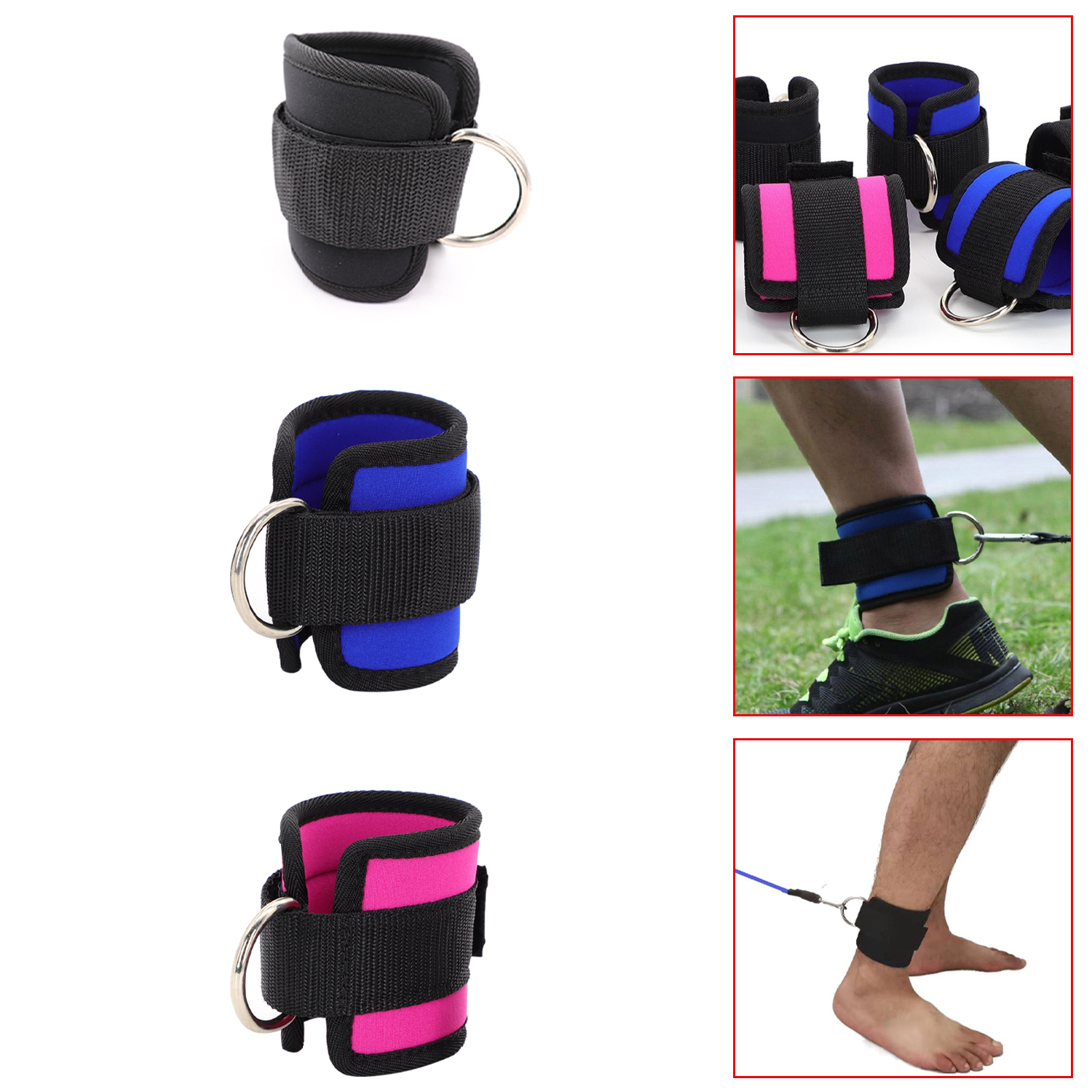 Ankle Straps Taekwondo Foot Strength Training Sports Protective Gear Weight-bearing Booster with Foot Ring Foot Buckle