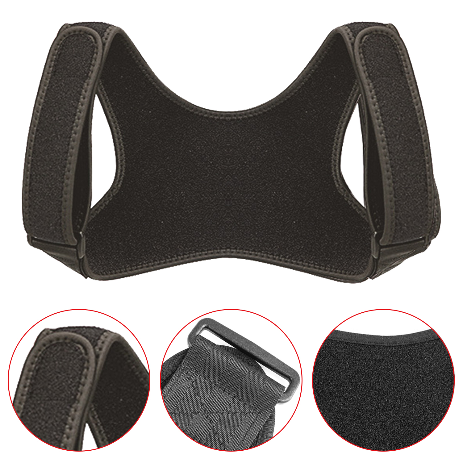 Spine Back Rest Support Belt Pain Relief Posture Corrector For Men And Women