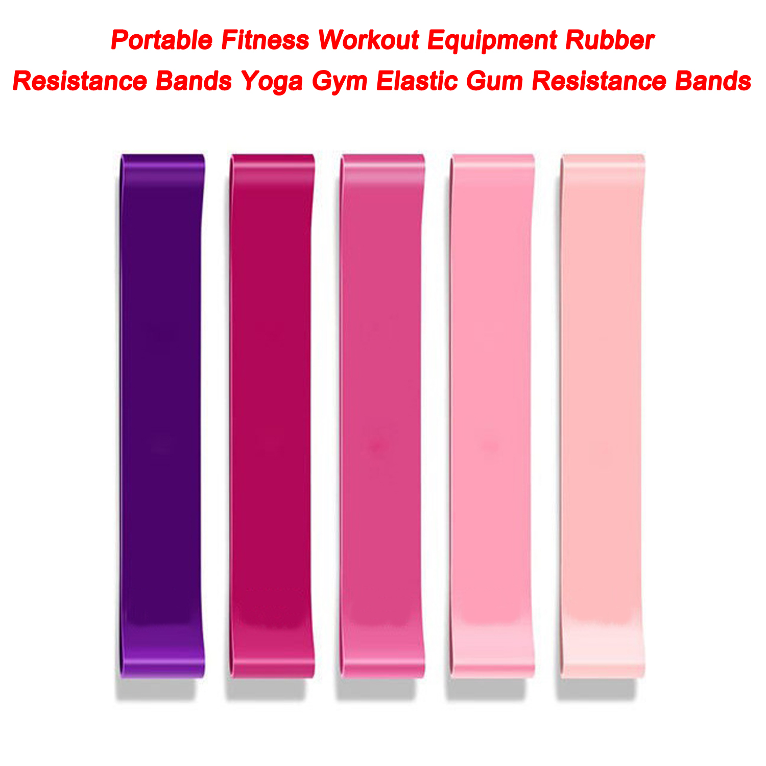 Fitness Expander Resistance Bands Yoga Gym Bands Resistance with 10LB-40LB Portable Fitness Workout Equipment Rubber 