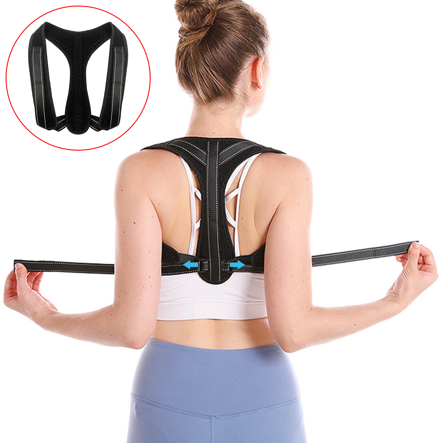Adjustable Hunchback Posture Corrector Upper Back Posture Corrector For Men And Women