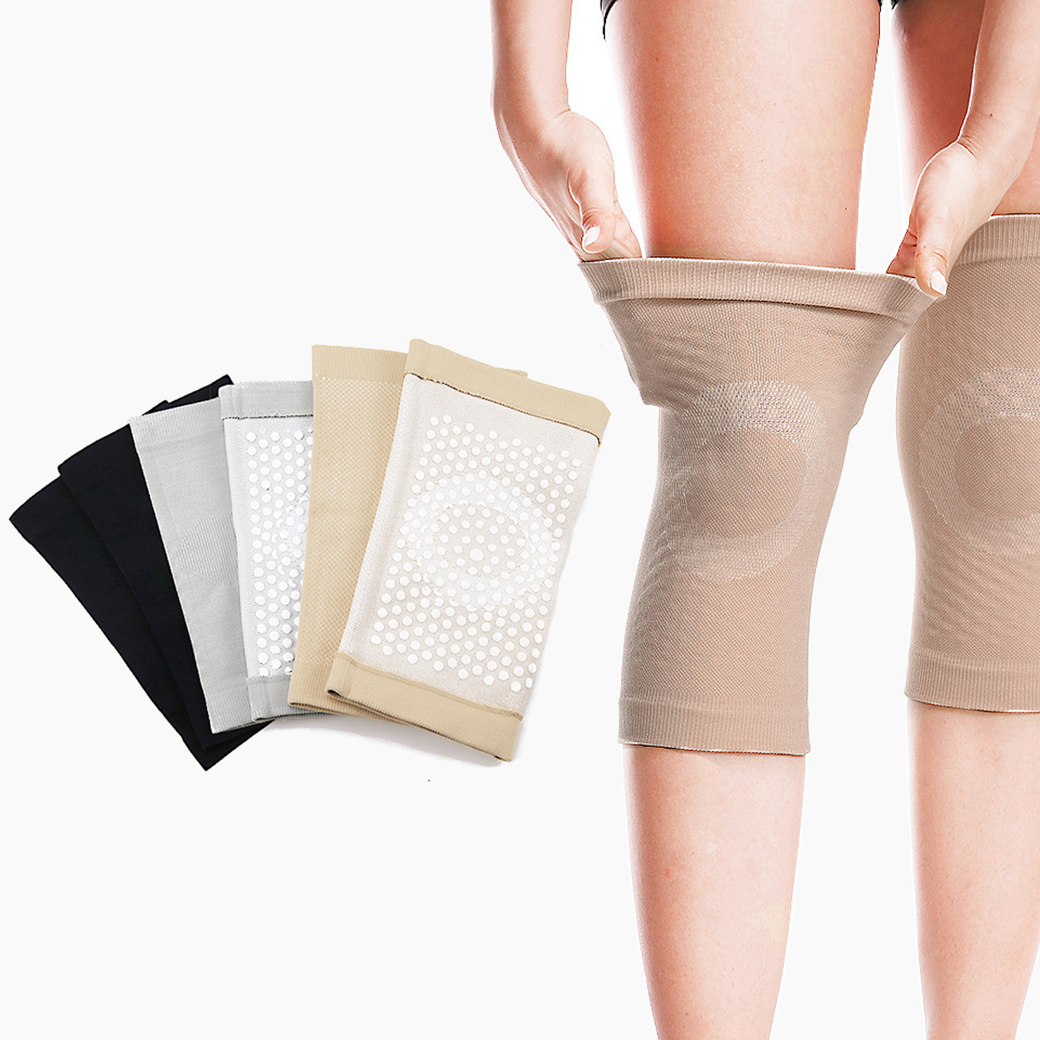 Knee Pads Men And Women Old Men And Old Women Cold Leg Joints Cold-proof Light Breathable Heat-gathering Knee Pads Warm Knee Pads