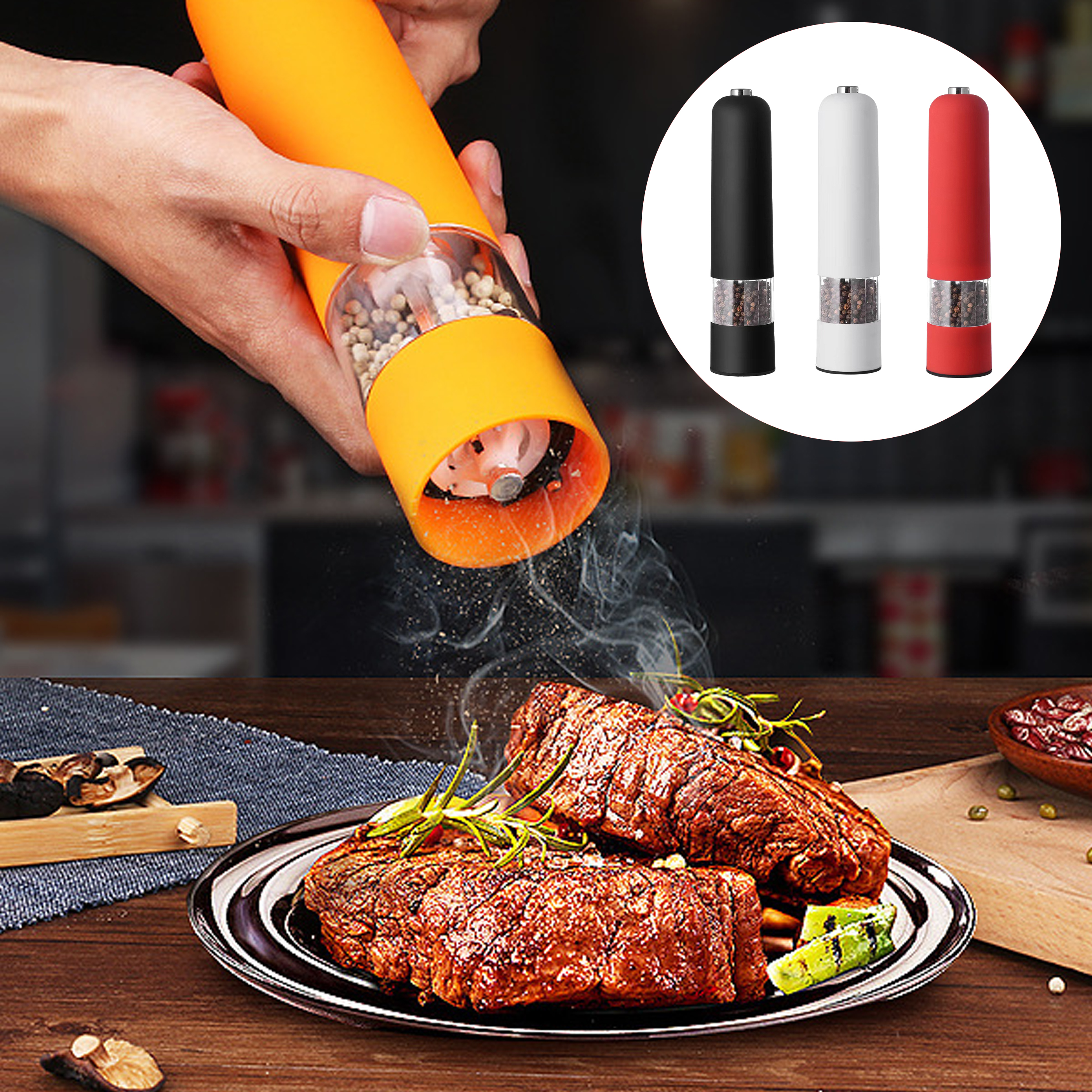 Stainless Steel Pepper Grinder