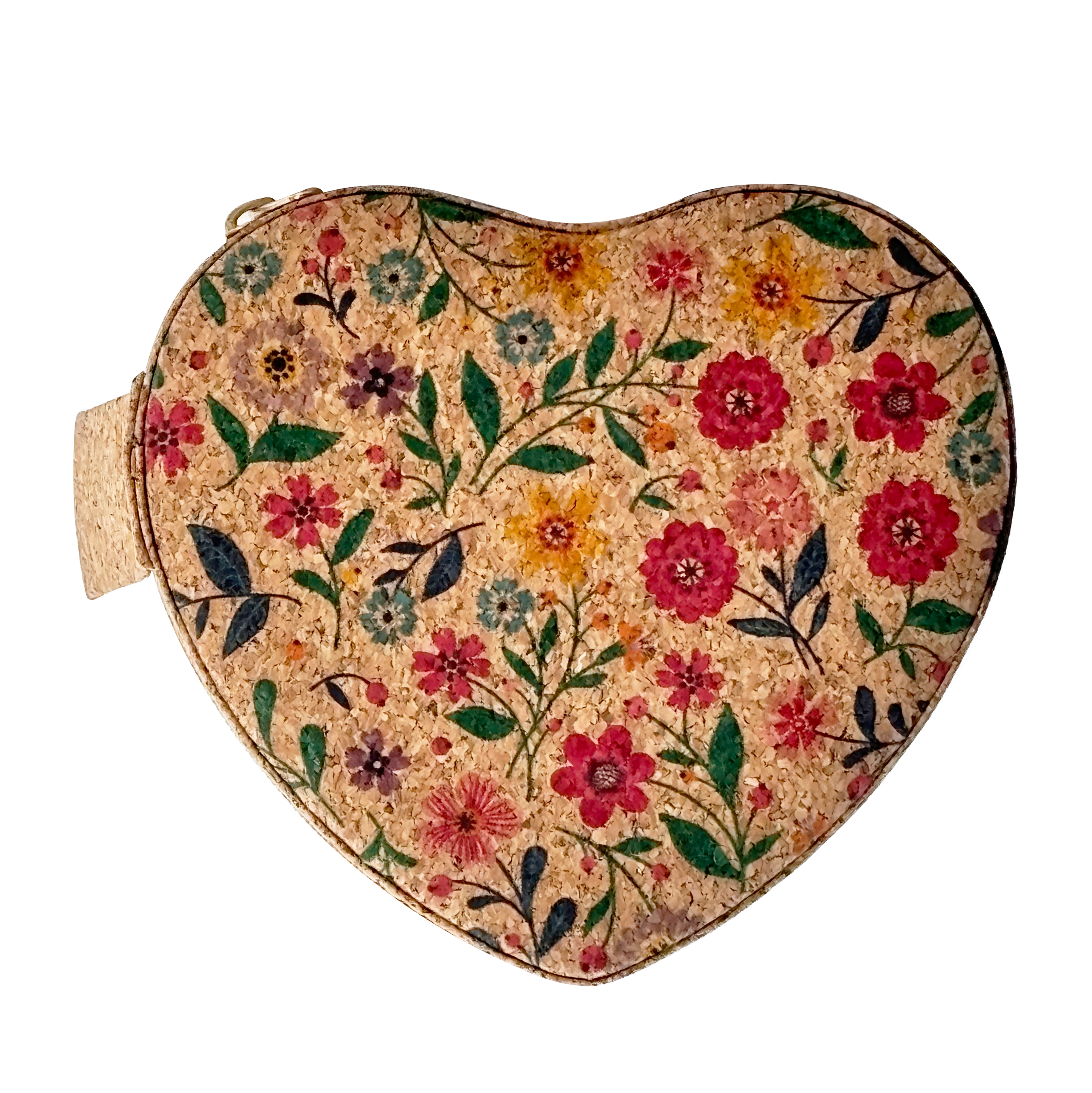 Heart-Shaped Travel Jewelry Case for Bridesmaid Gifts