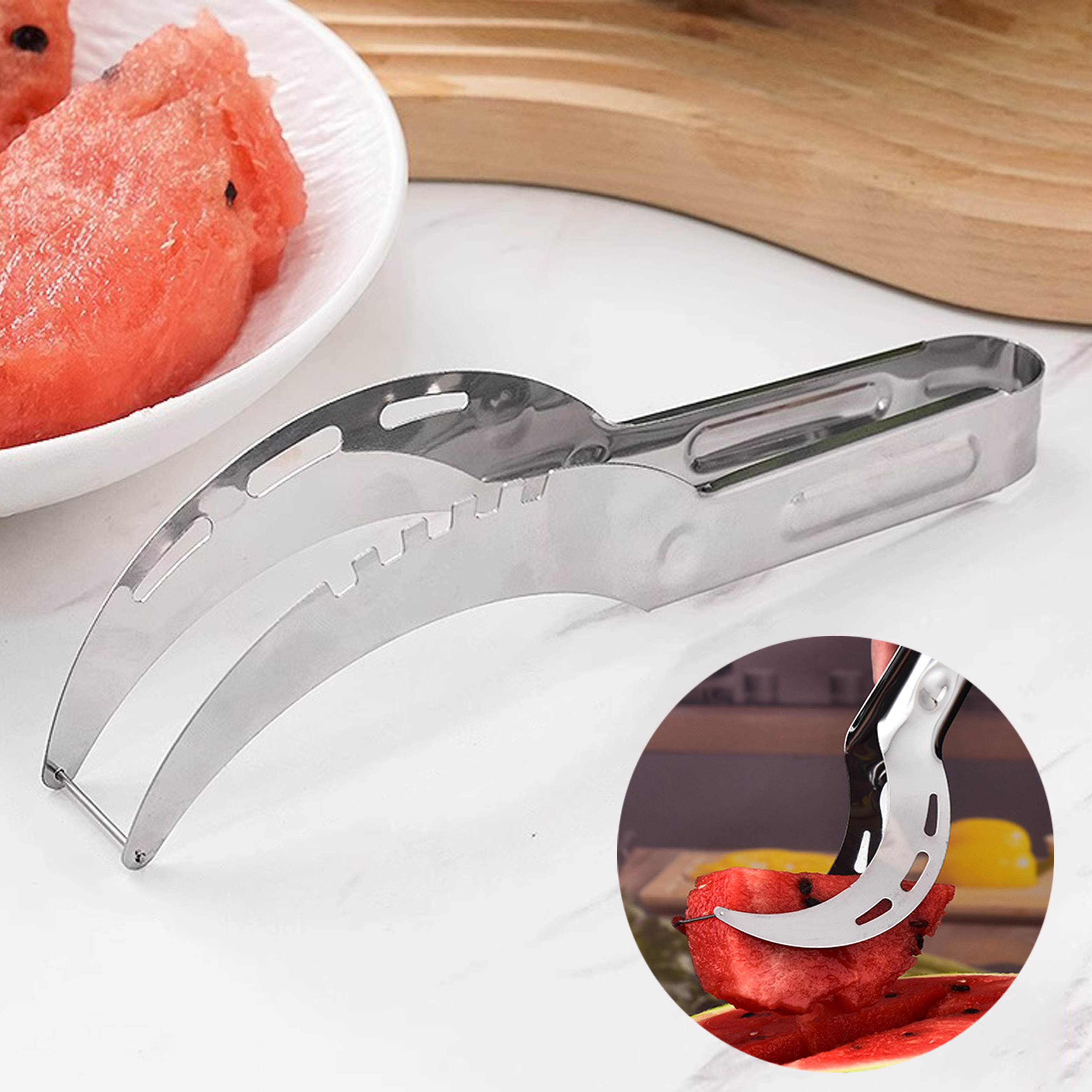 Stainless Steel Melon Slicer
