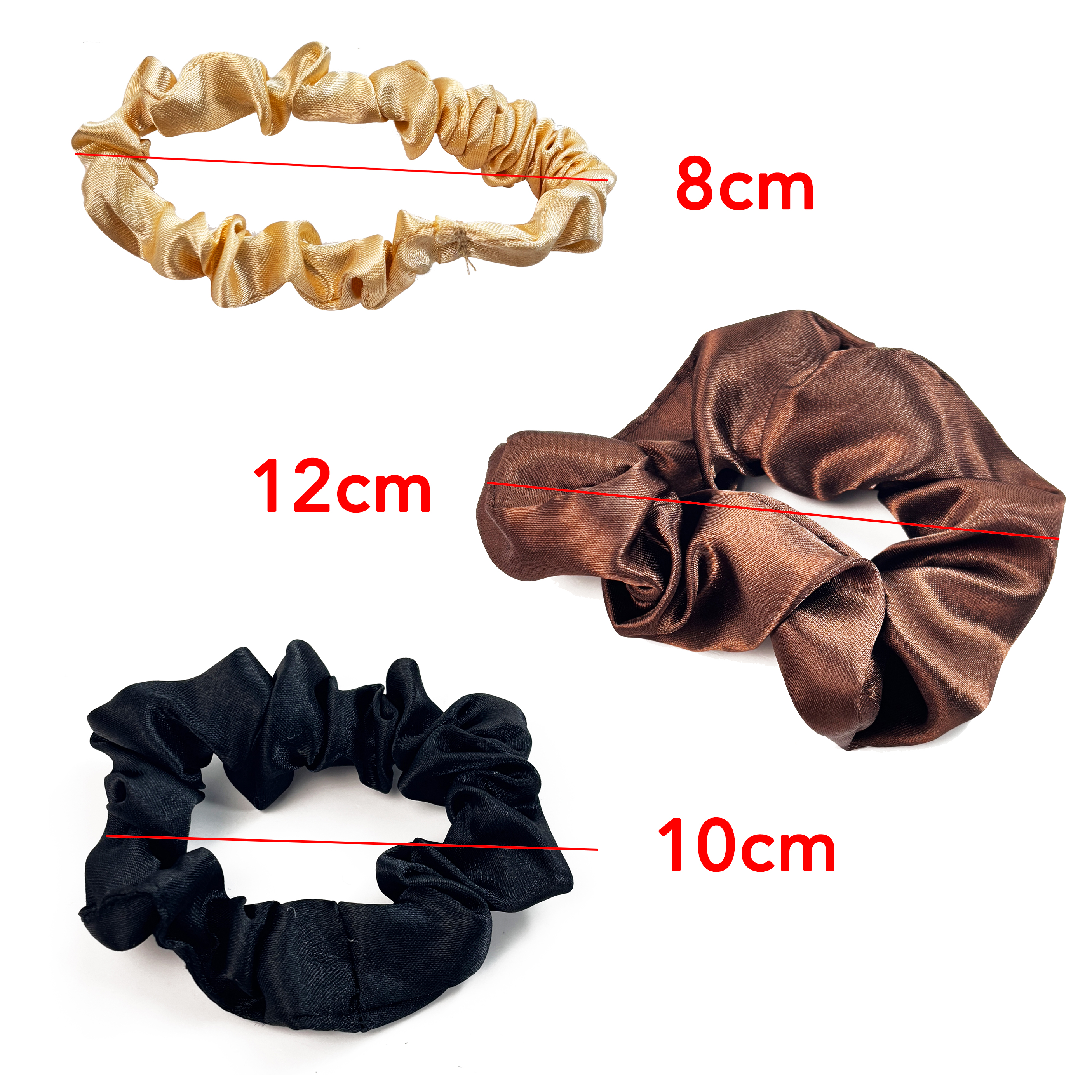 3-Piece Mixed-Style Hairbands Set with Premium Card Packaging