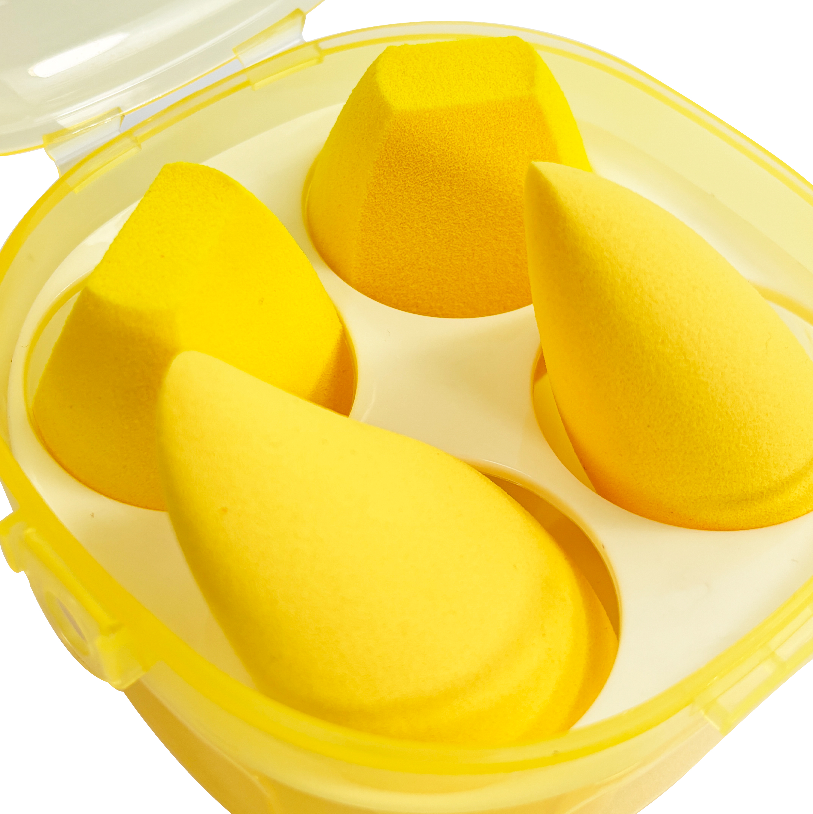 4 Makeup Sponges with 1 Storage Box
