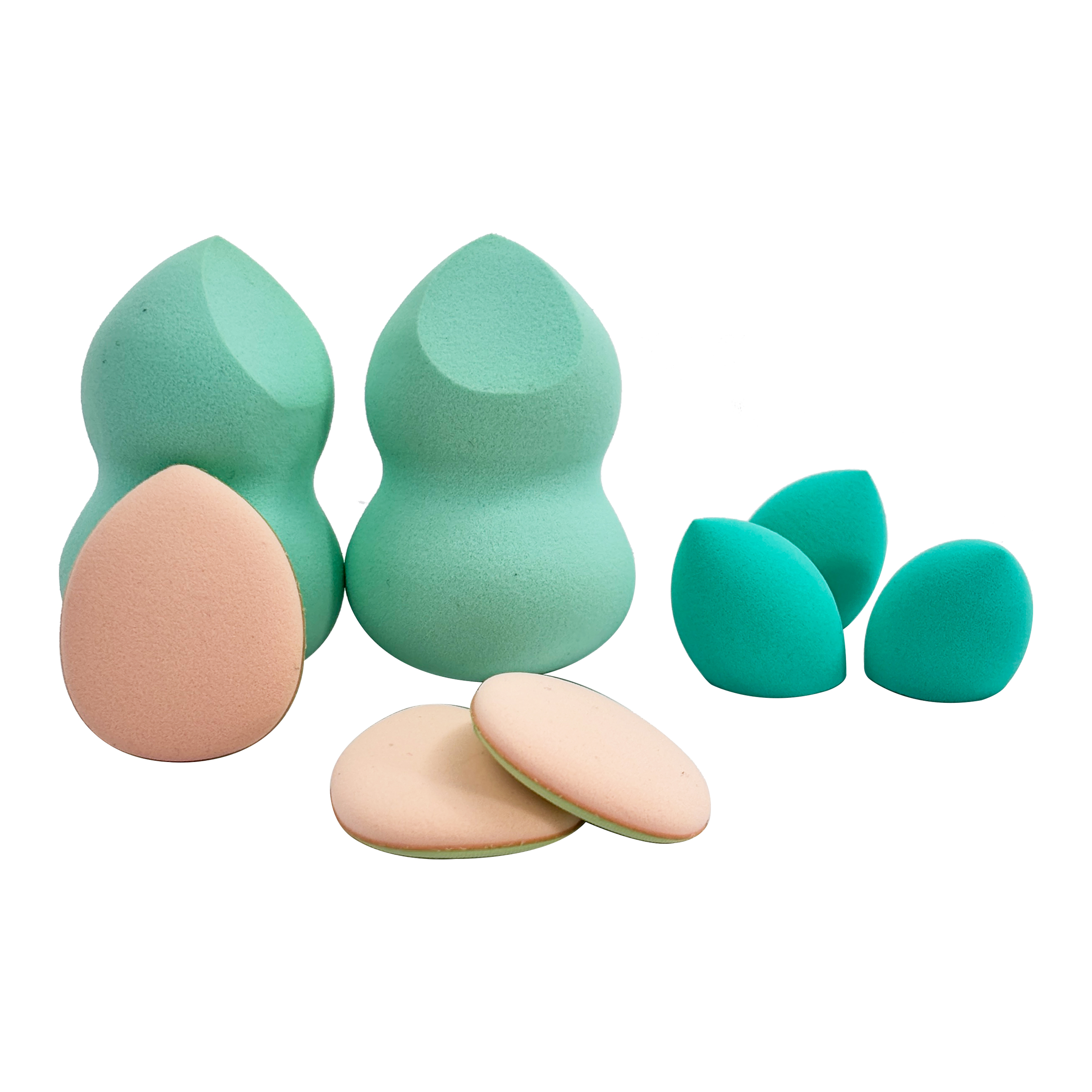 8 Makeup Sponges with 1 Storage Box