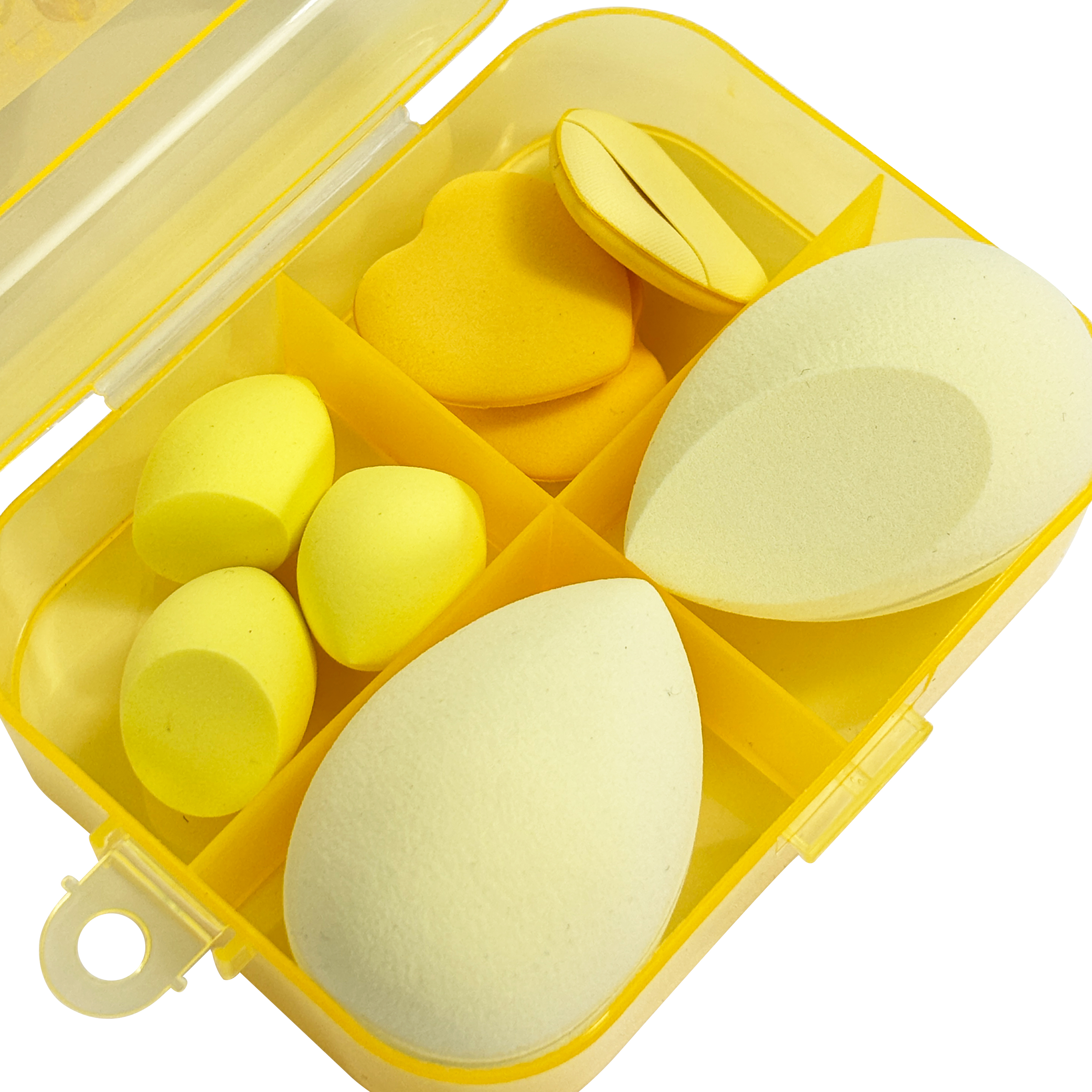 8 Makeup Sponges with 1 Storage Box