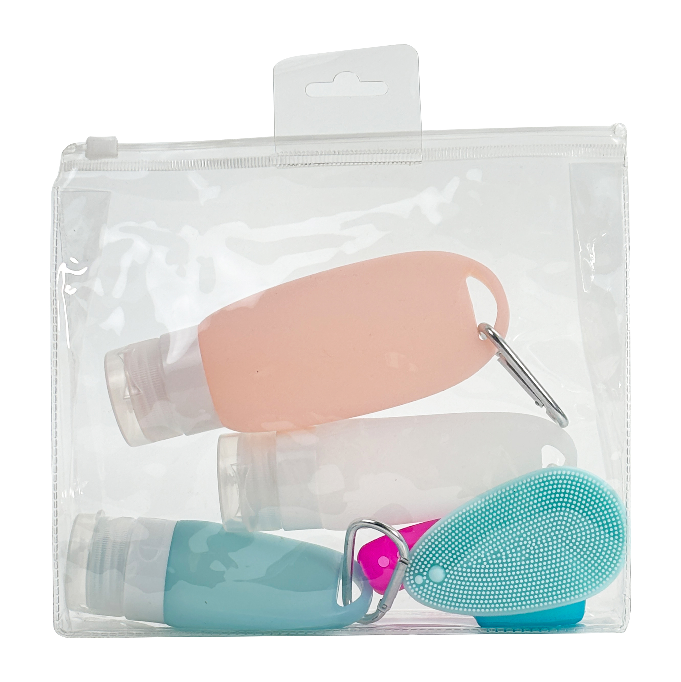 6-Piece Silicone Travel Bottles Set